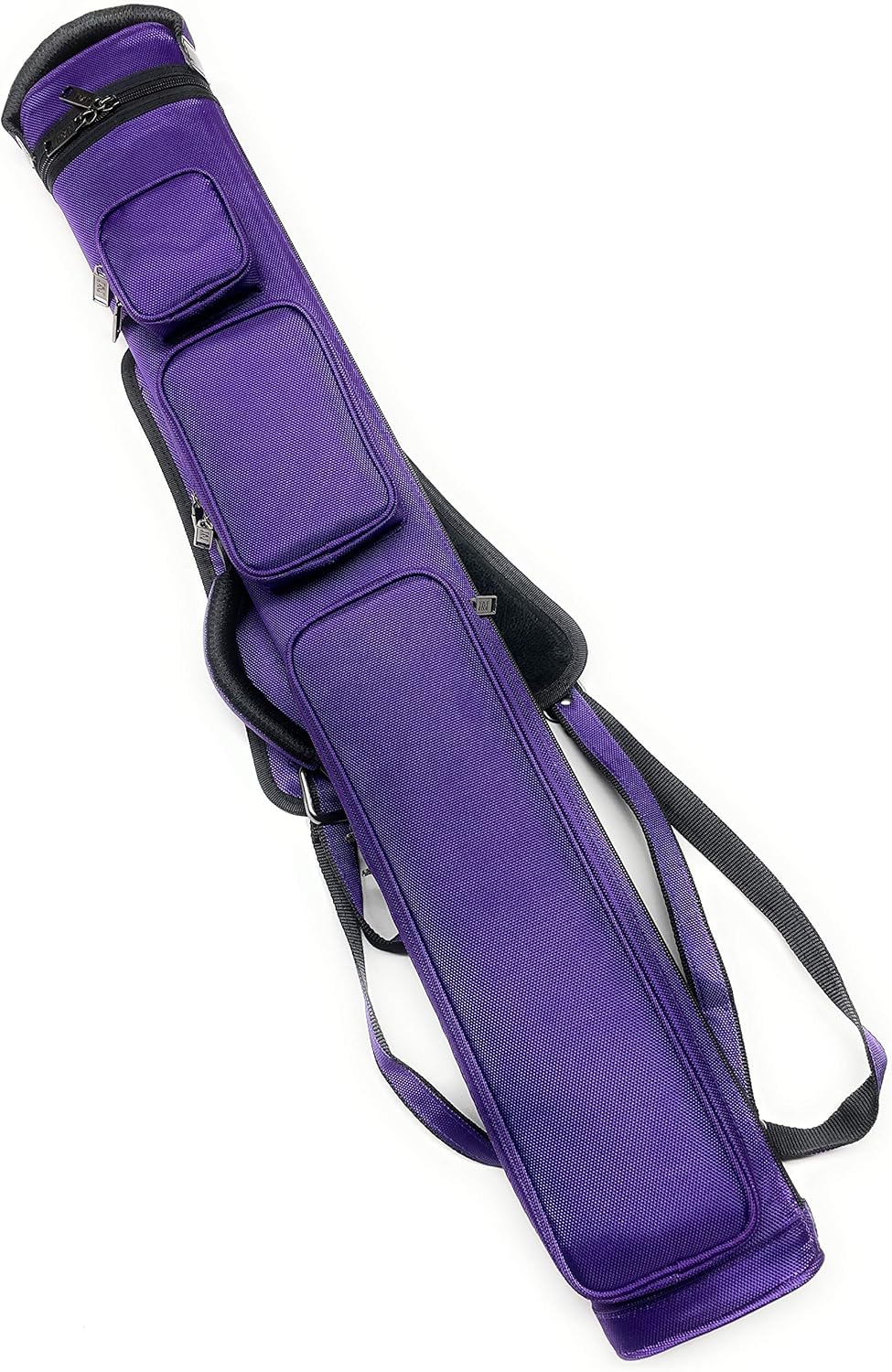 Duranylon All Purple 3 Butt 4 Shaft 3x4 Pool Billiard Cue Stick Case