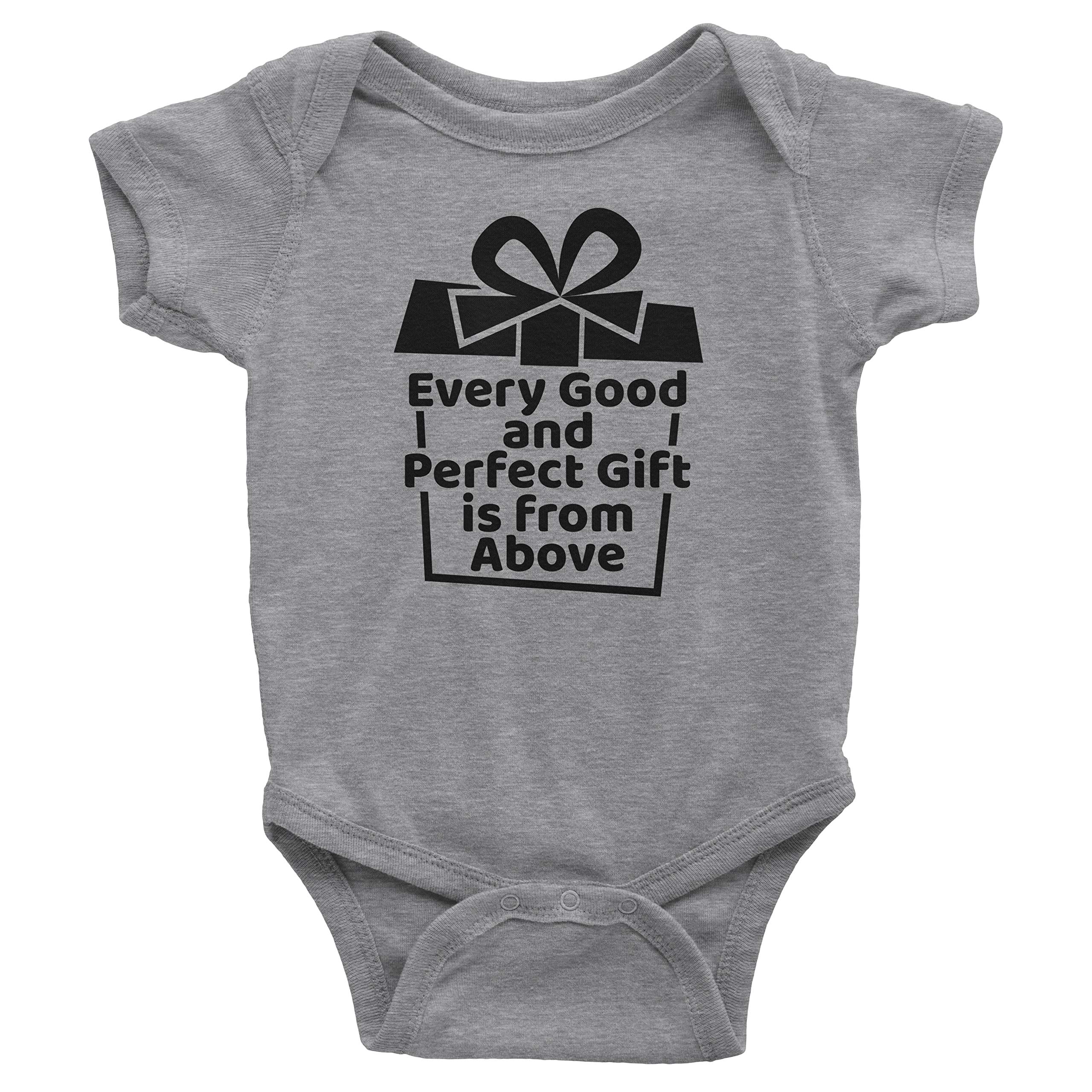 Aprojes Christian Baby Bodysuit — James 1:17 — Biblical Religious Clothes