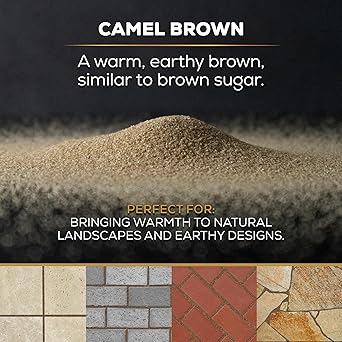 10 Pound Camel Brown DOMINATOR Polymeric Sand with Revolutionary Ceramic Flex Technology for Stabilizing Paver Joints/Gaps, 1/8 up to 4, Professional Grade Results