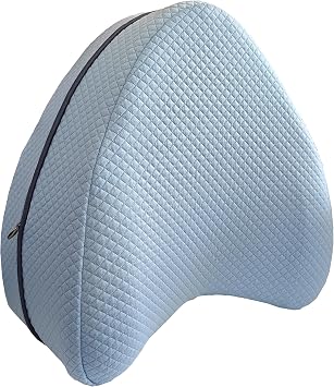 Replacement Pillow Cover for Contour Legacy Leg & Knee Foam Support Pillow-Cover ONLY Blue