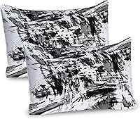 Vista 37 de Bolos decoraciones de fiesta funda de almohada por Ambesonne, bola roja con difusión Skittles vibrantes abstracta vibrante Arte, decorativo impreso