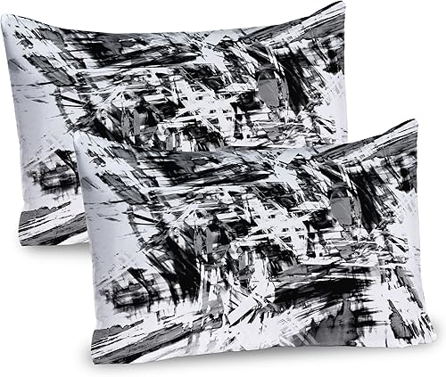 Miniatura 38 de Ambesonne Earth - Juego de 2 fundas de almohada con diseño de geografía de los continentes realistas de Globe of Planet Tierra, artículo de ropa