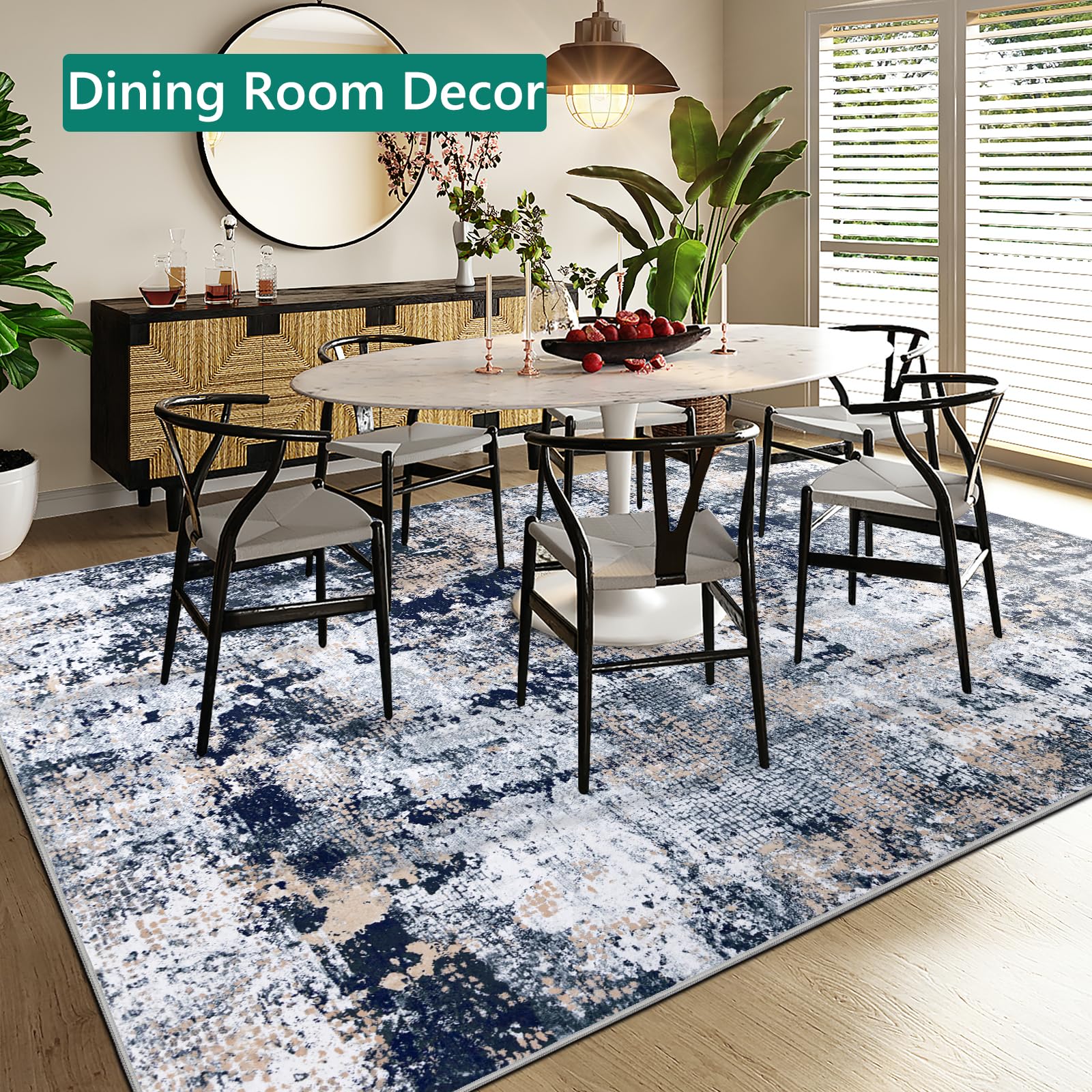 Tapis Lavable Pour Chambre À Coucher, Salon, À Poils Courts