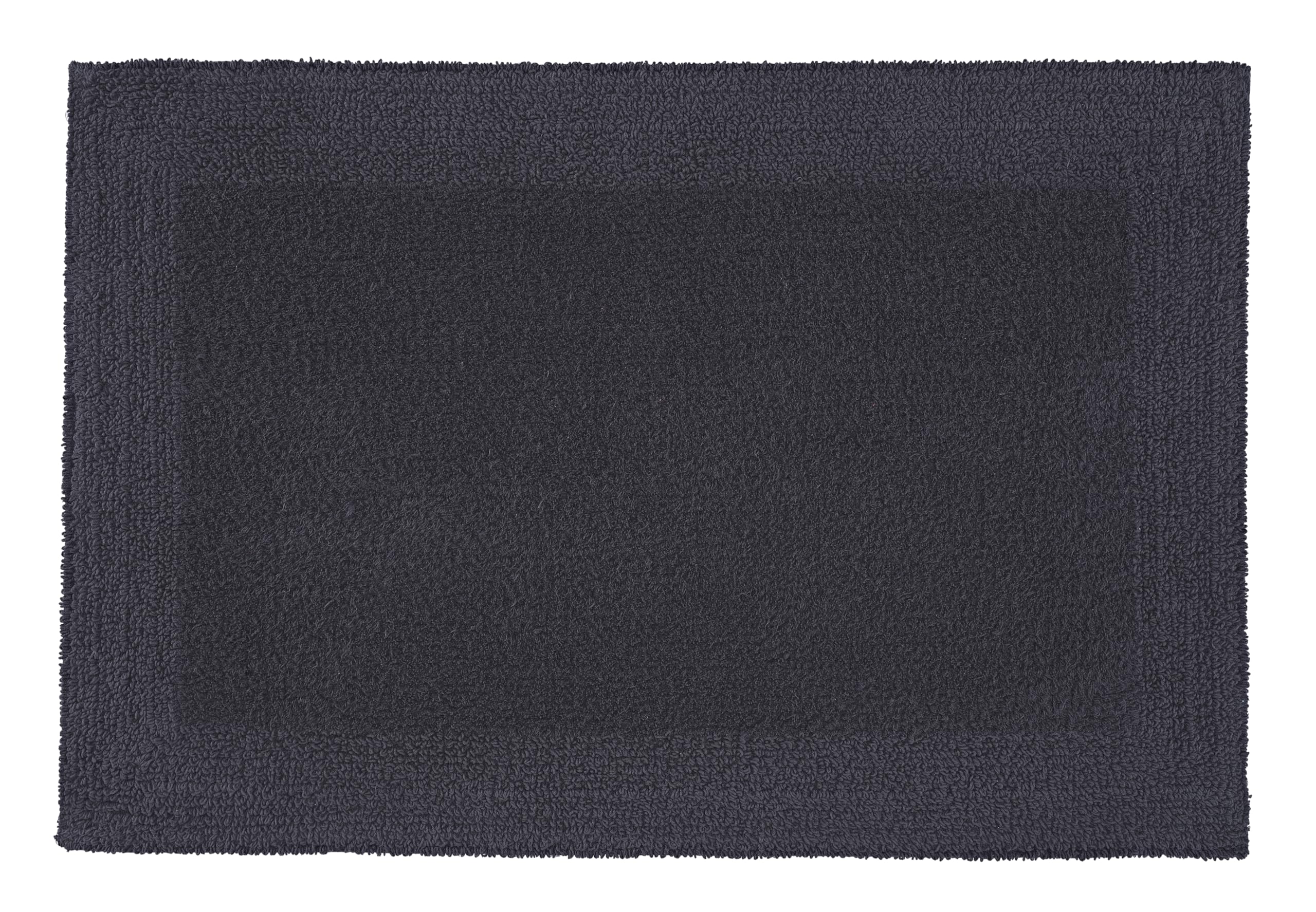 Kleine Wolke Badteppich Cotone, 60x 90 cm, Schiefer