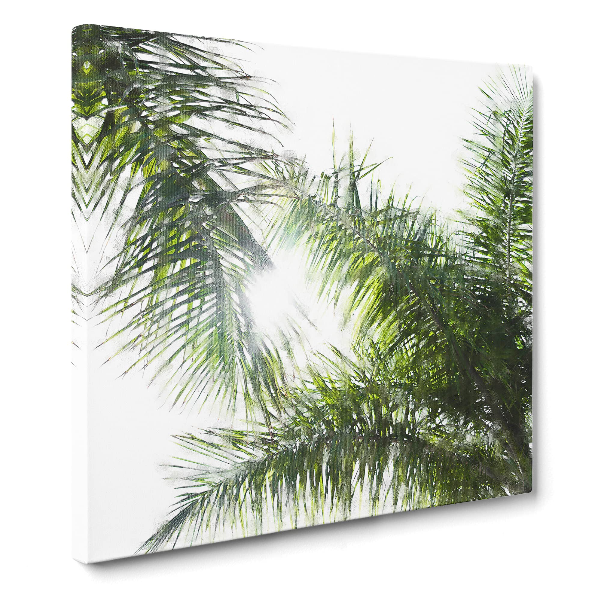 Maspalomas Palm Tree Fronds Canvas Print, Mixed, 35L x 35W cm