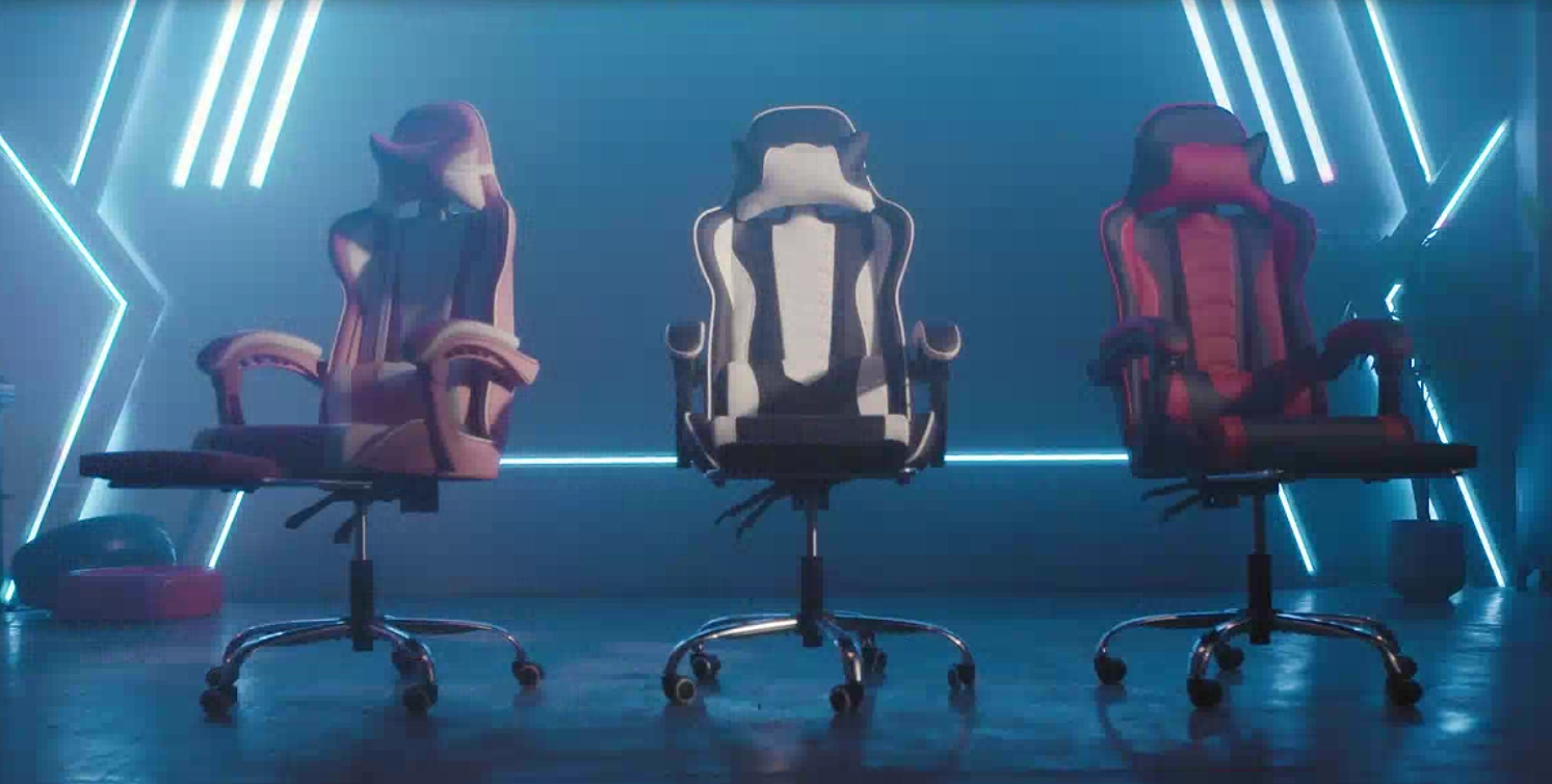 Amazon.com: Yaheetech Gaming Chair, Video Game Chair with Massage