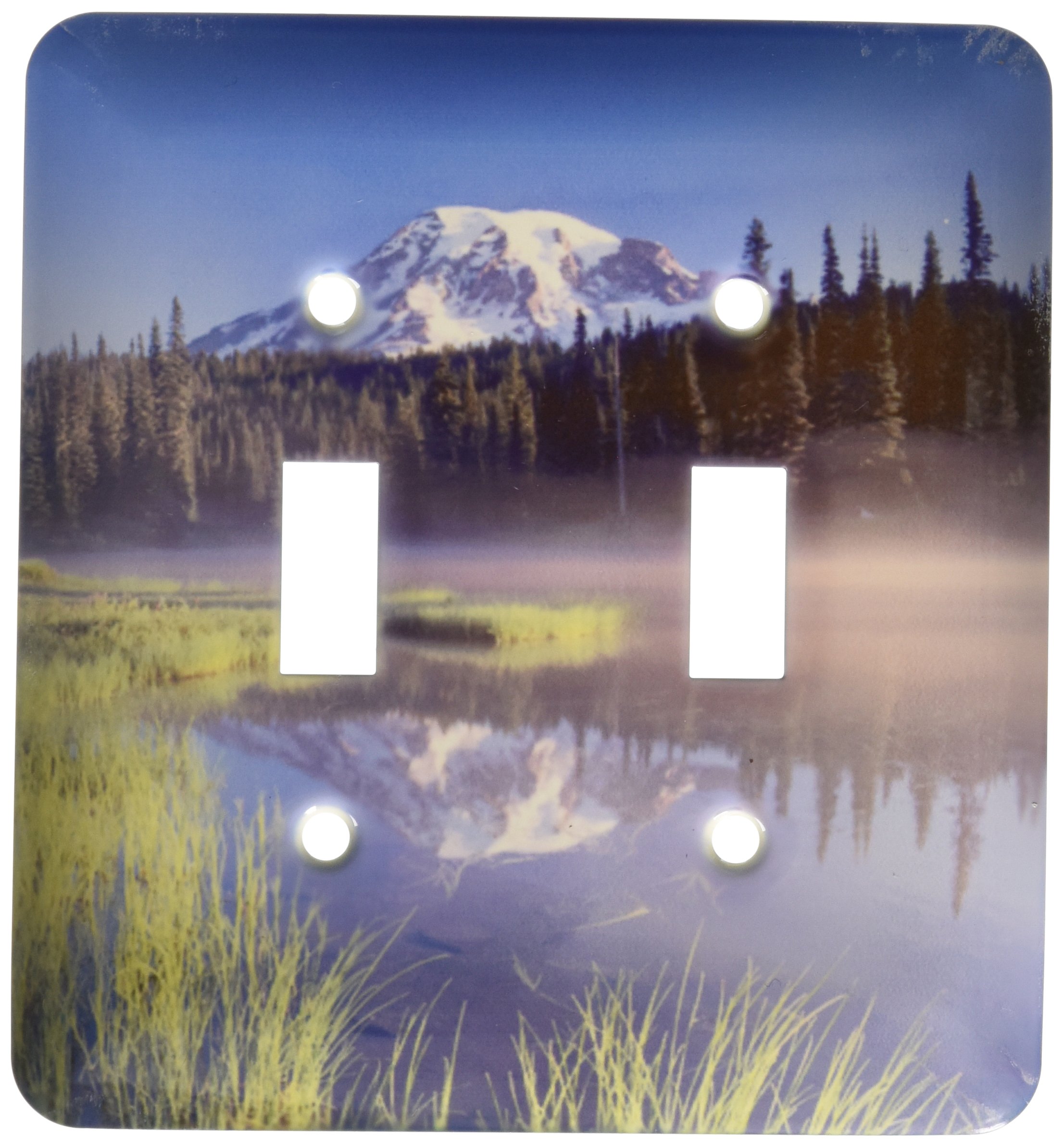 3dRoselsp_95847_2" Sunrise, Reflection Lake, Mt Rainier Np, Wa-US48 JWI0894-Jamie and Judy Wild Double Toggle Switch, Multicolor