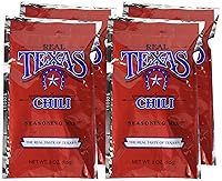 Vista 3 de Real Texas Chili Mezcla de especias para condimentos, 3 onzas (paquete de 4)