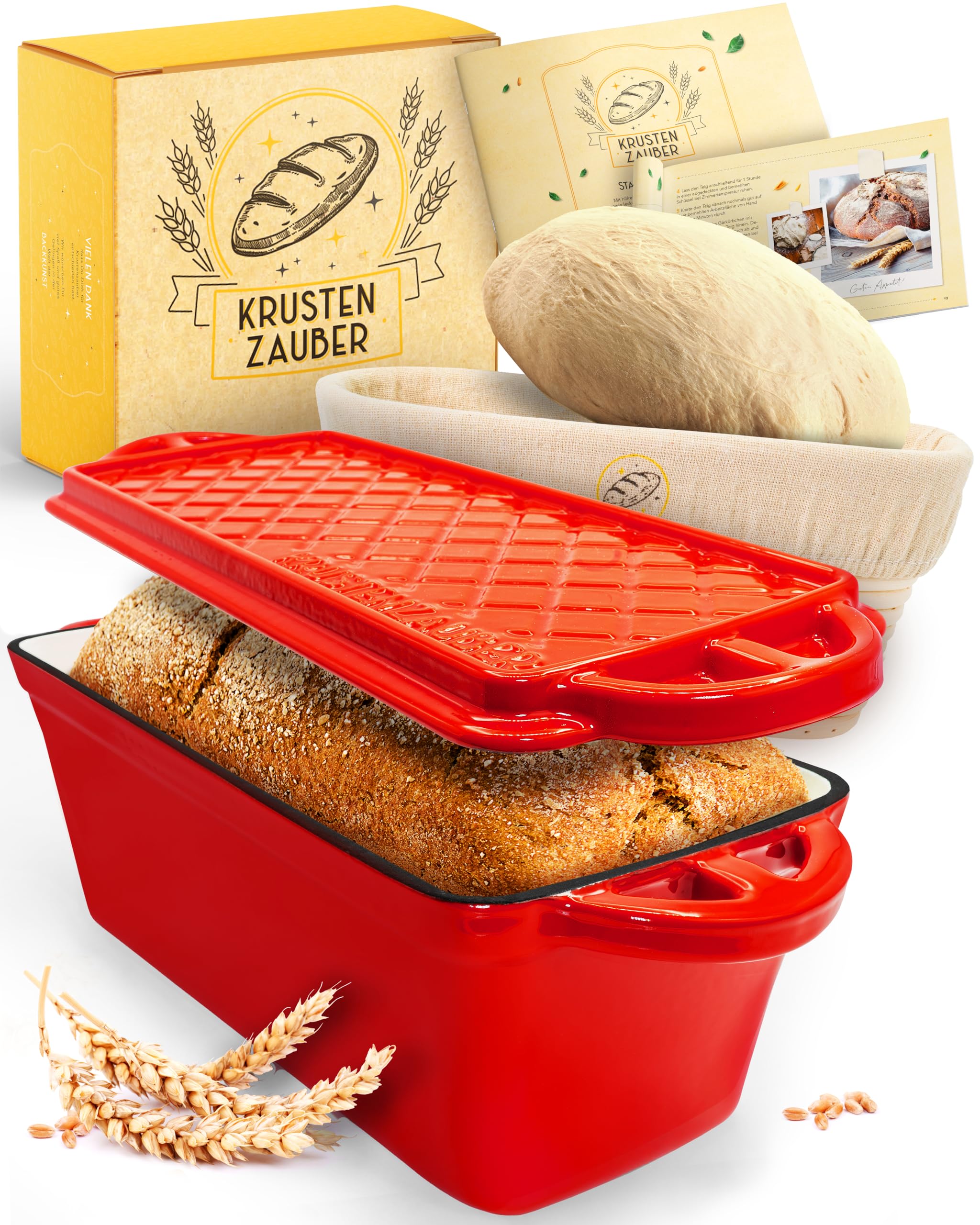 Pentola In Ghisa Per Pane - Con Cestino Lievitazione, 26 Cm - Foto 10