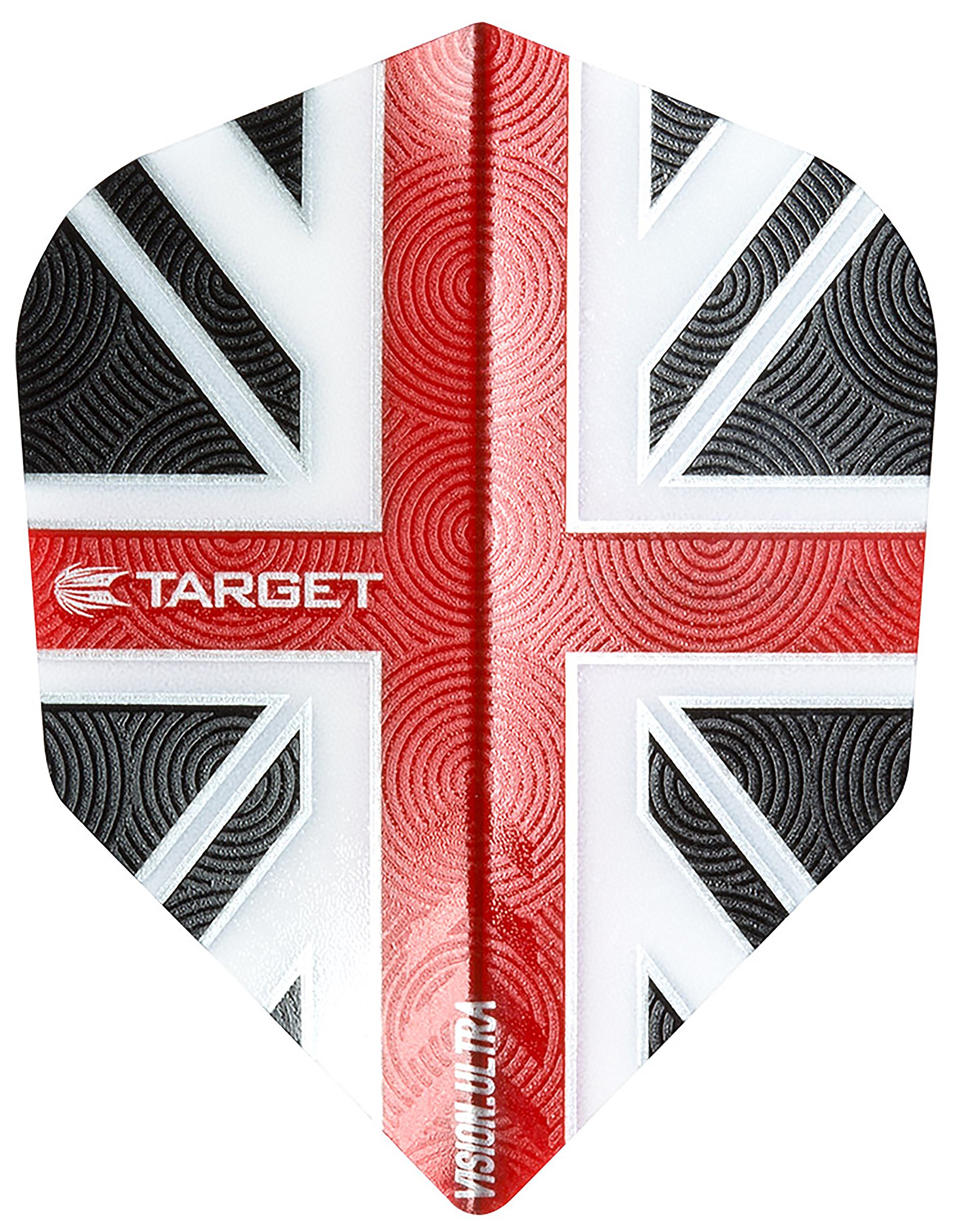 Target Vision Ultra Union Jack Red No.6 Standard Shape Dart Flights (3 Sets)