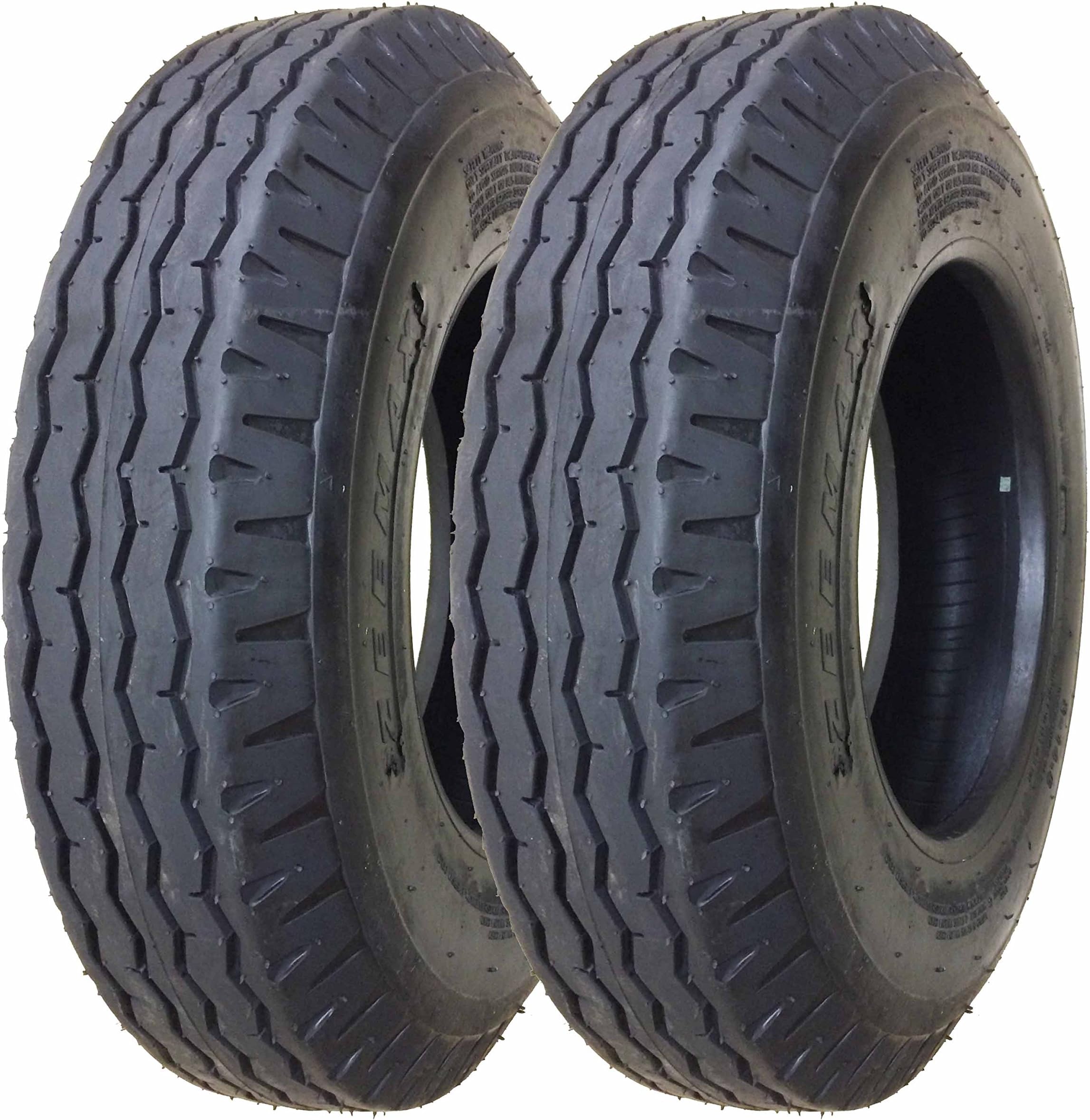 Zeemax Heavy Duty TRUE Highway Trailer Tires 8-14.5 14 Ply Load Range G Speed Rating K 68mph- Set 2 …