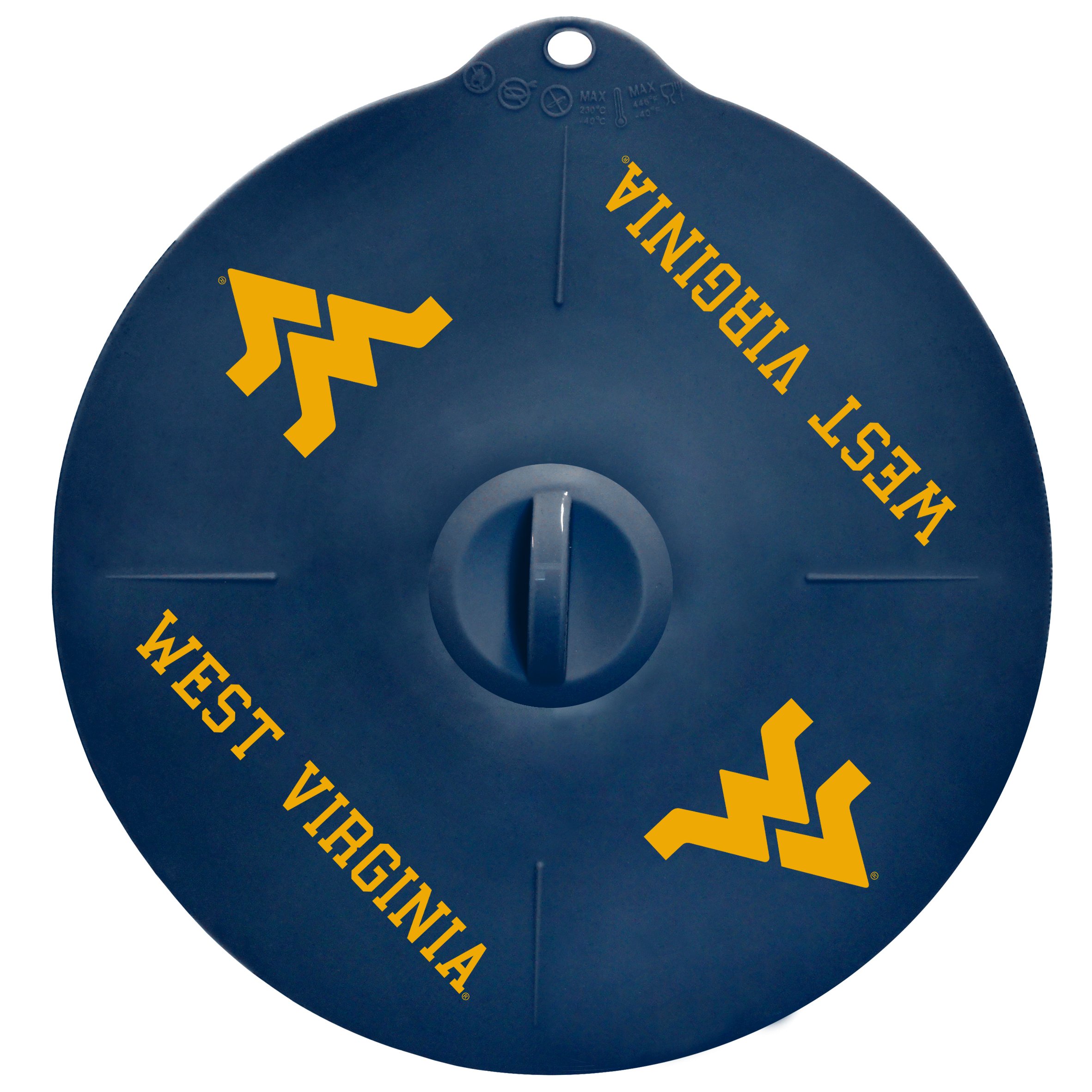 Boelter Brands NCAA West Virginia Mountaineers Silicone Lid