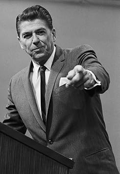 Historical Prints Express Ronald Reagan Tear Down This Wall Mr. Gorbachev, 15" x 10" - B&W Photo Art Print