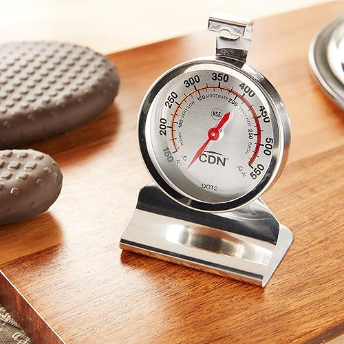 Vista 16 de CDN DOT2 - ProAccurate Termómetro para horno certificado NSF, ProAccurate termómetro de horno para altas temperaturas