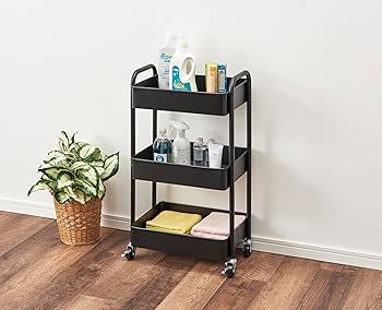 ゴールドバーカート 3段 キャスター付き 幅66×奥行40×高さ82cm Amazon.co.jp: GAOMON ゴールドバーカート 3段バーカート 家庭用