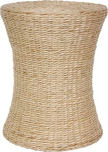 Taburete de fibra tejida Oriental Furniture - Natural