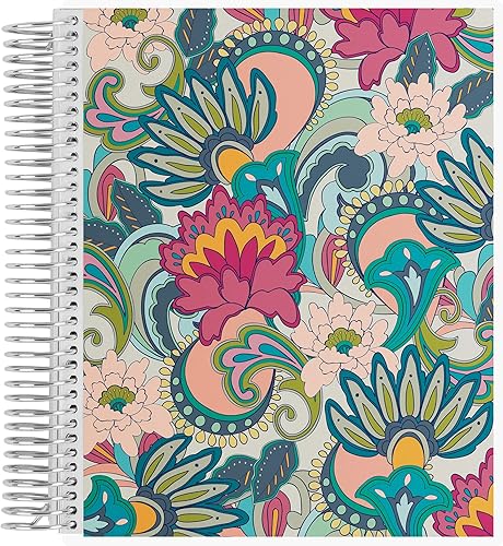 Miniatura 10 de Erin Condren - Cuaderno espiral (productividad), con tapa intercambiable, papel forrado con lista de tareas con 160 páginas, 80 hojas de papel