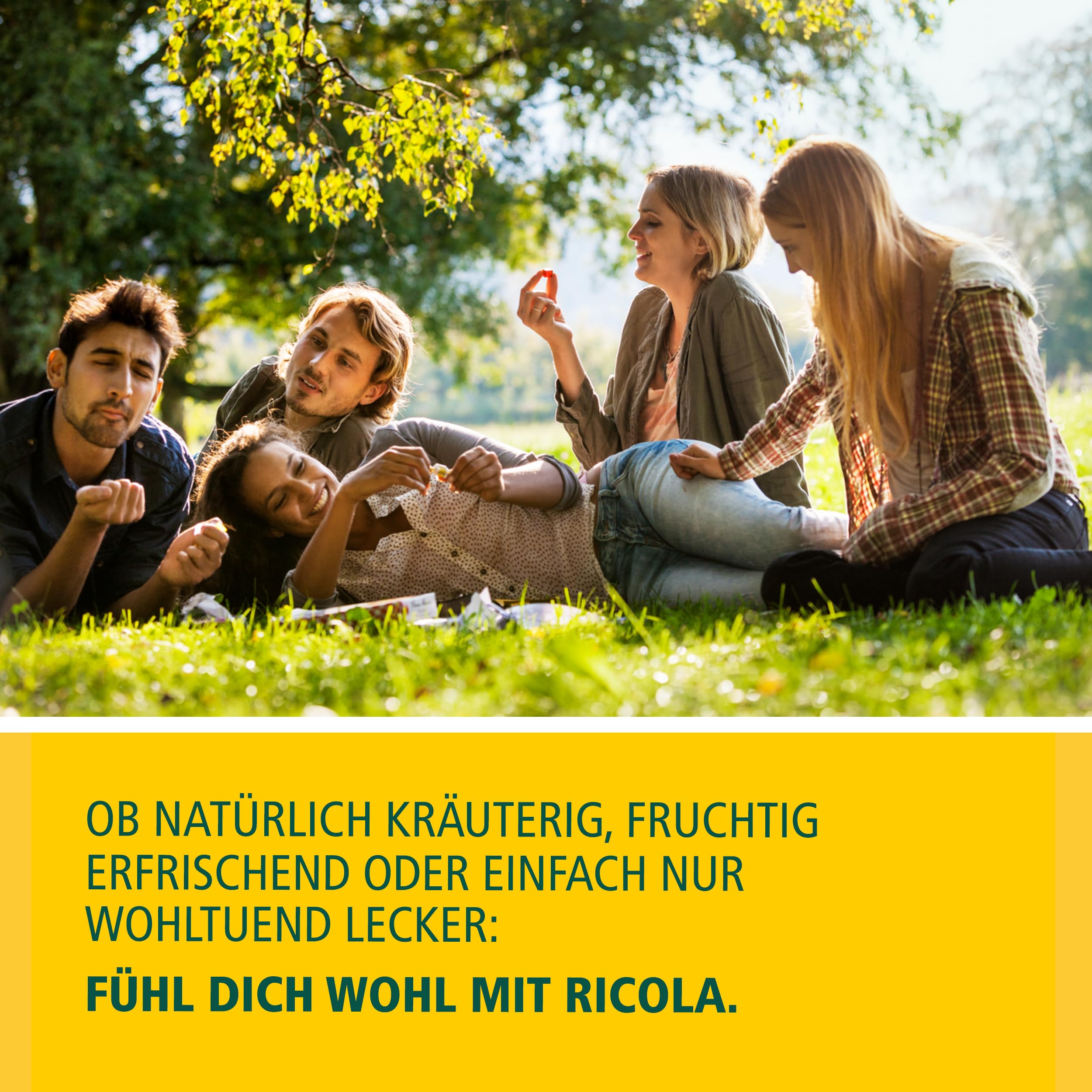 Ricola Kirsche Kräuter, 18 Beutel Original Schweizer Kräuter-Bonbons mit 13 Alpenkräutern und fruchtiger Kirsche, zuckerfrei, Vorrats-Größe, 18 x 75g