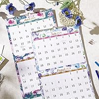 Vista 2 de Calendario de pared 2024, calendario de pared de 3 meses vertical 2024 (plegado en un mes), diciembre de 2023 a enero de 2025, 11 x 26 pulgadas