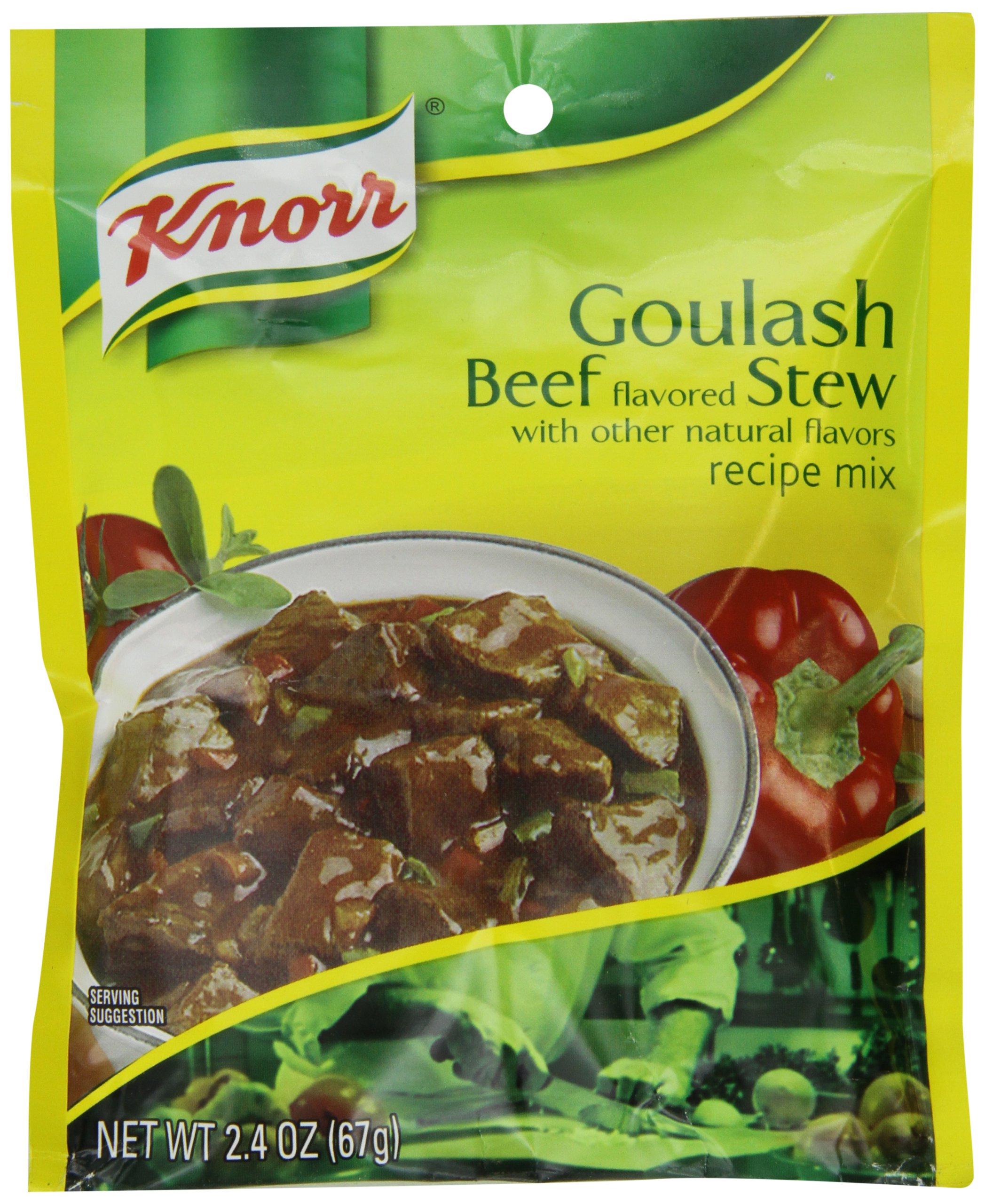 Knorr Entree Mixes-Beef Stew (Goulash) Recipe Mix, 2.4-Ounce Pouches (Pack of 12)