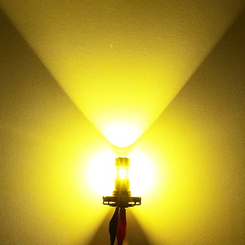 Miniatura 6 de PHINLION PSX24W 2504 Bombillas LED amarillas antiniebla de 3800 lúmenes, superbrillantes, CSP 12276, repuesto para lámparas antiniebla de automóvil,