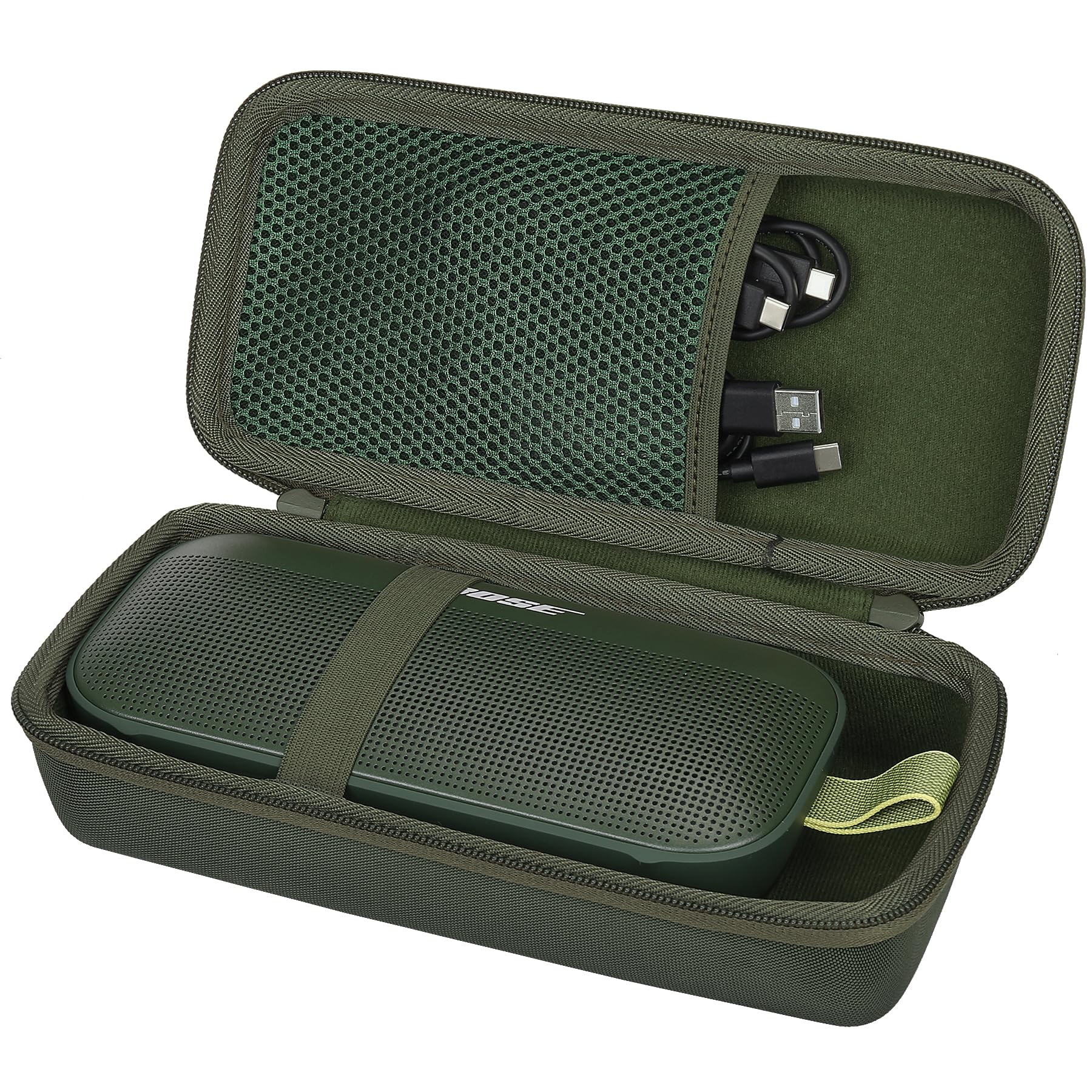 co2CREA Hard Travel Case for Bose SoundLink Flex (2nd Gen) /Flex Portable Bluetooth Speaker,Case Only, Green - Image 2