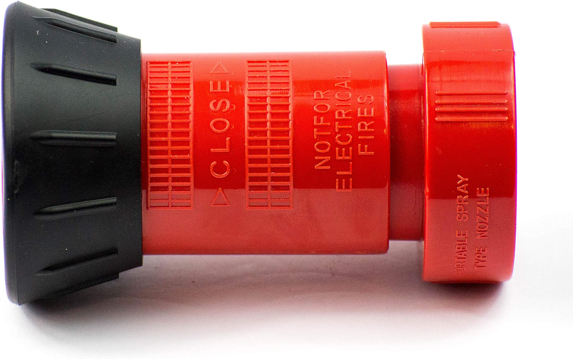 Fire Hose Nozzle Spray 1-1/2" NST/NH Polycarbonate Jet Fog Industrial Fireman 1.5" Nozzle 75 gpm Fire Equipment
