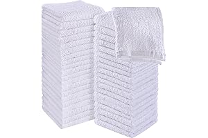 Utopia Towels Cotton Bulk Washcloths: Soft, Absorbent Flannel Face Cloths for Everyday Use