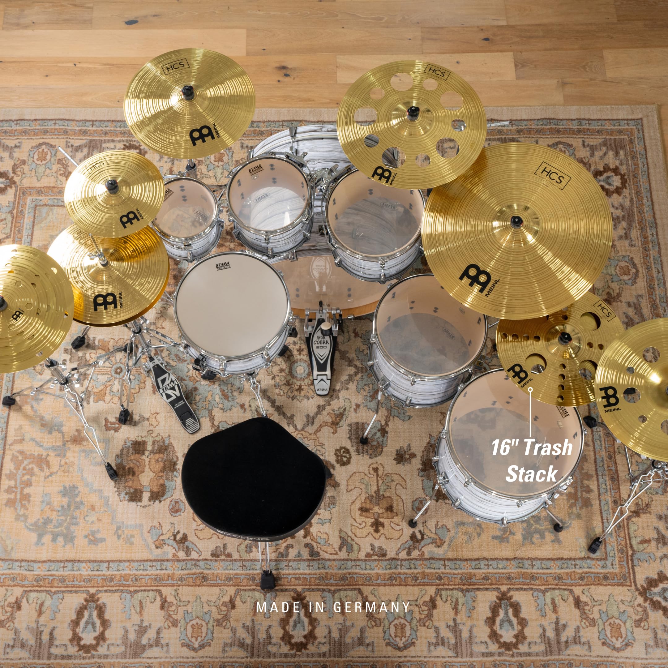 Meinl HCS シンバル Amazon.co.jp: MEINL マイネル HCS シリーズ スタックシンバル