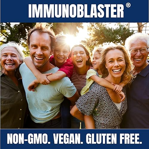 Miniatura 5 de IMMUNO BLASTER Paquete de 2 quercetina de zinc 500 mg Vitamina D3 5000IU Vitamina C 500 mg Apoyo inmunológico - 120 unidades