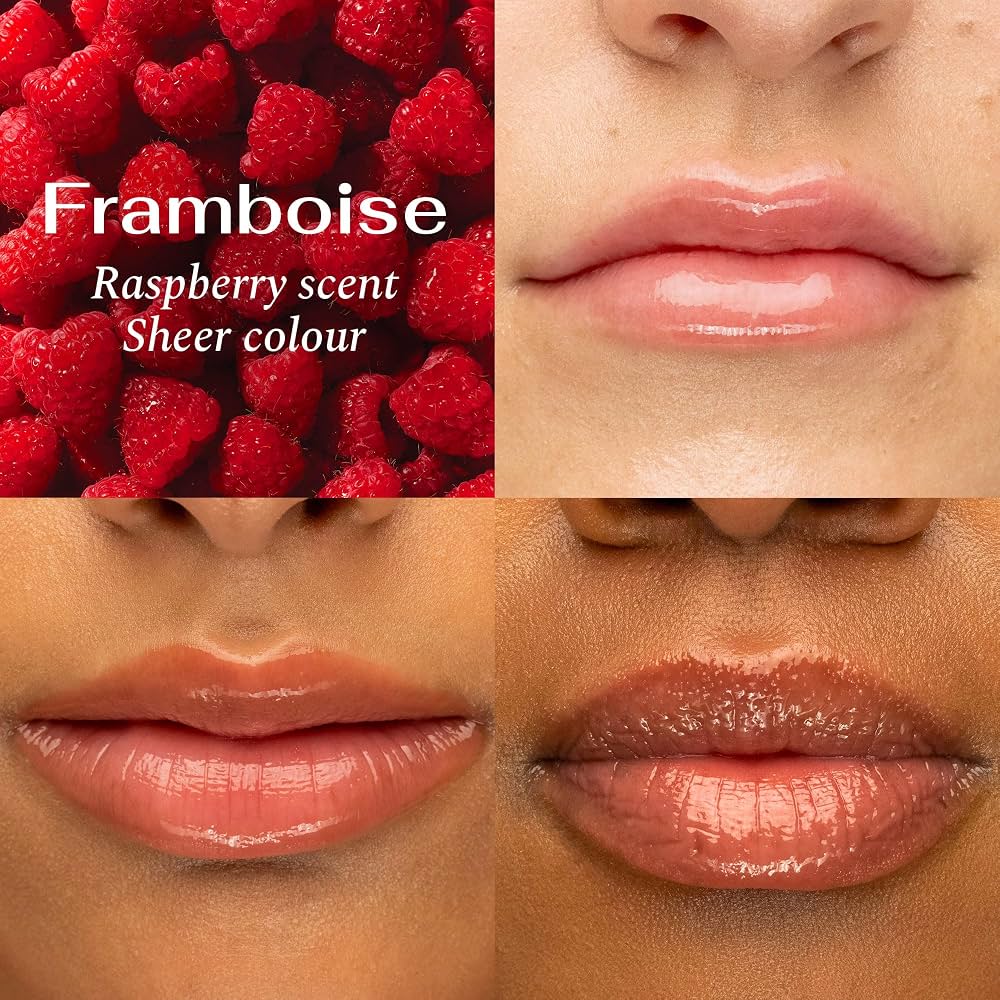 Watier Love My Lips Caring Lip Oil, Framboise | Hydrating & Non