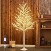 Hairui Lighted Brown Tree Plug in 4FT 430 LED Artificial Twig Tree with Lights for Christmas Holiday Wedding Room Decorations Indoor Outdoor