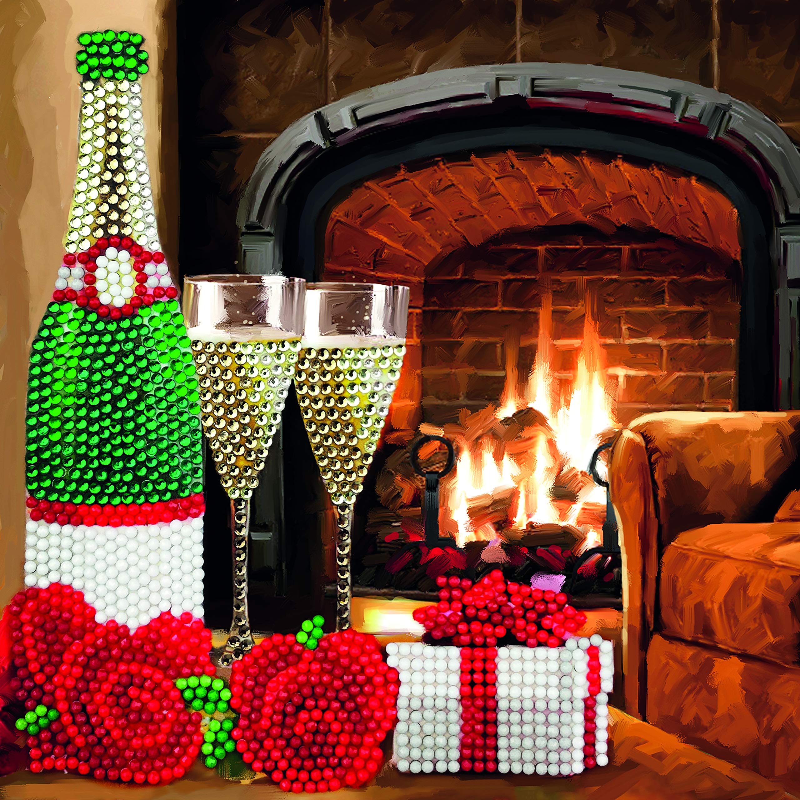 CRYSTAL ARTCCK-A45 Celebration, 18x18cm Card