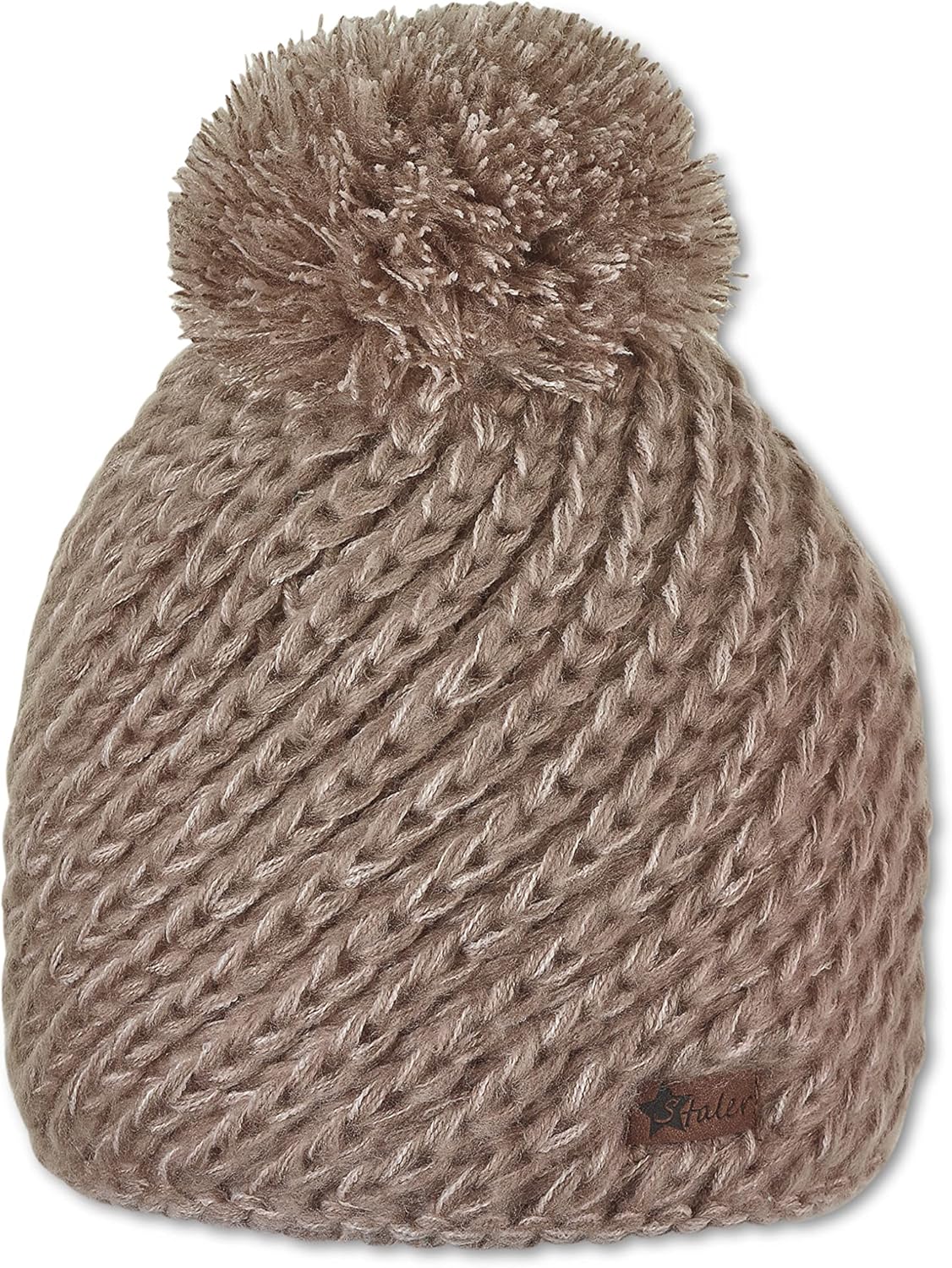 Fleece-lined GOTS knitted hat by Sterntaler