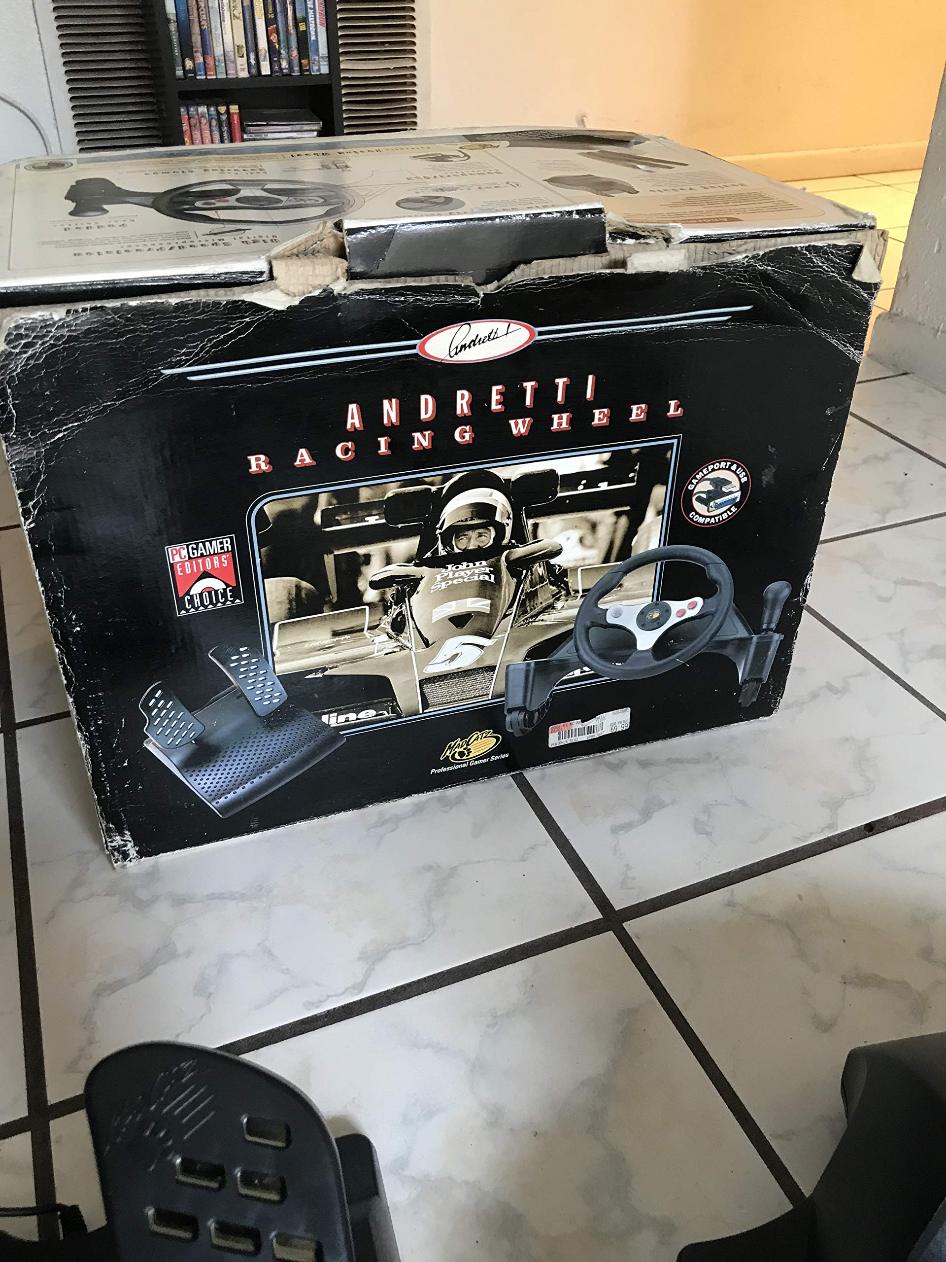 Amazon.com: Mario Andretti Racing Steering Wheel Controller and