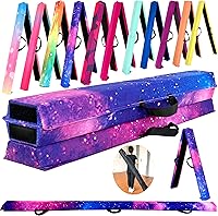 Vista 24 de MARFULA Viga de Gimnasia Plegable de 6 PIES / 8 PIES / 9 PIES Viga de Equilibrio de Espuma para Suelo - Extra Firme - Cubierta de Gamuza - Parte