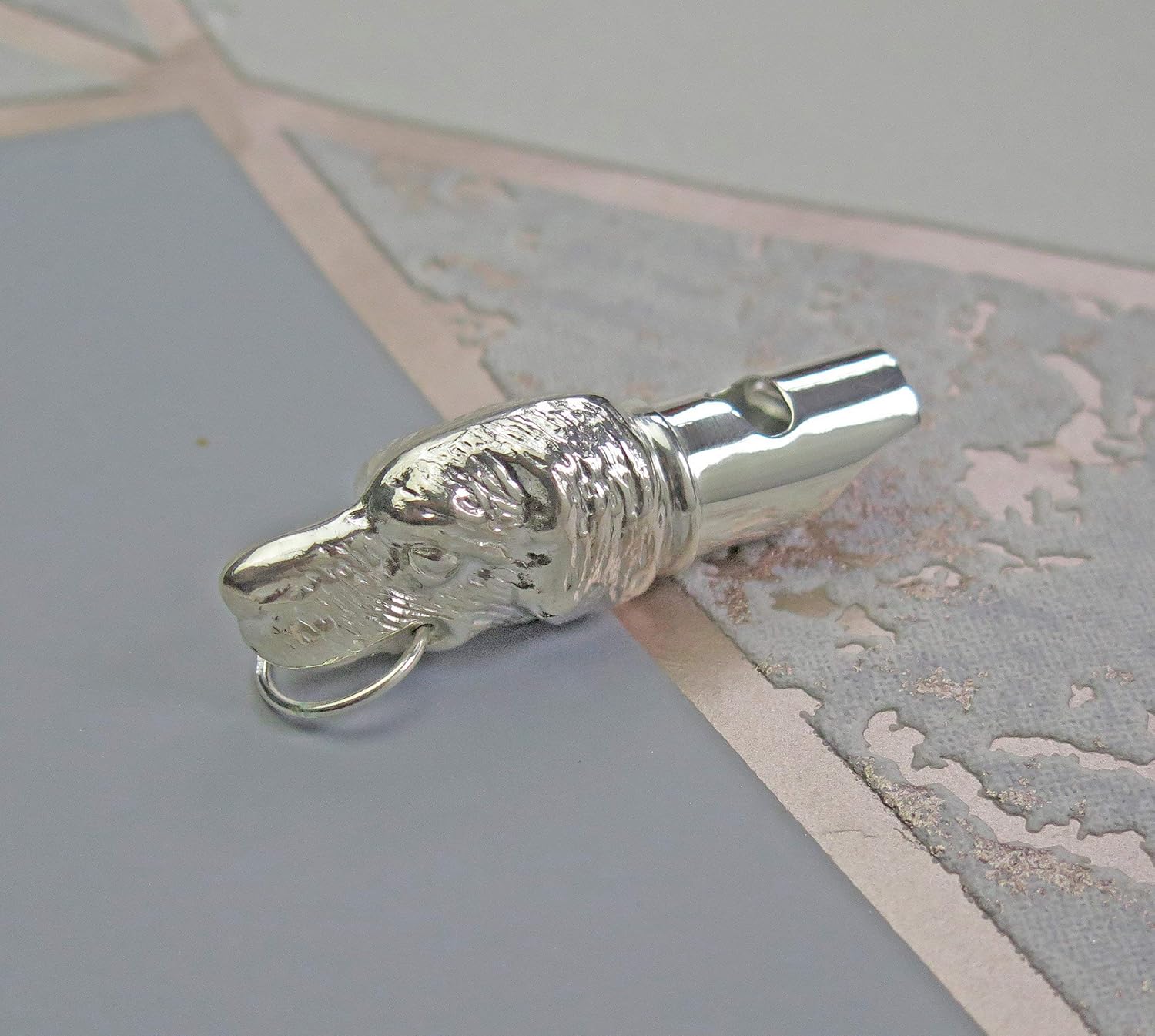 Solid Sterling Silver Gun Dog Whistle 5 Solid Sterling Silver Gun Dog Whistle
