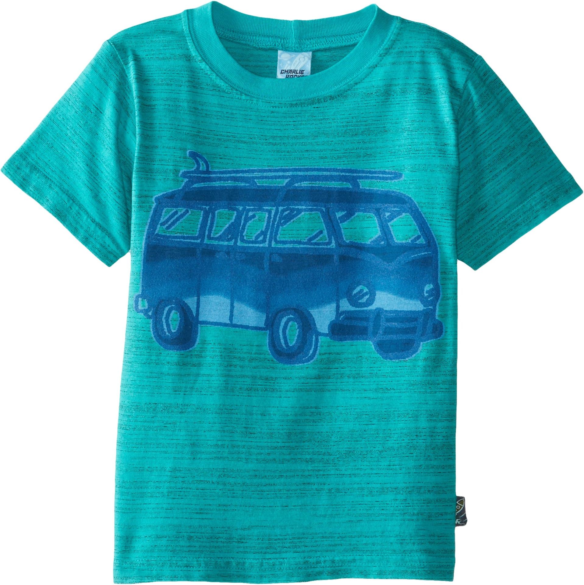 Charlie Rocket Little Boys' Hippie Bus T-Shirt