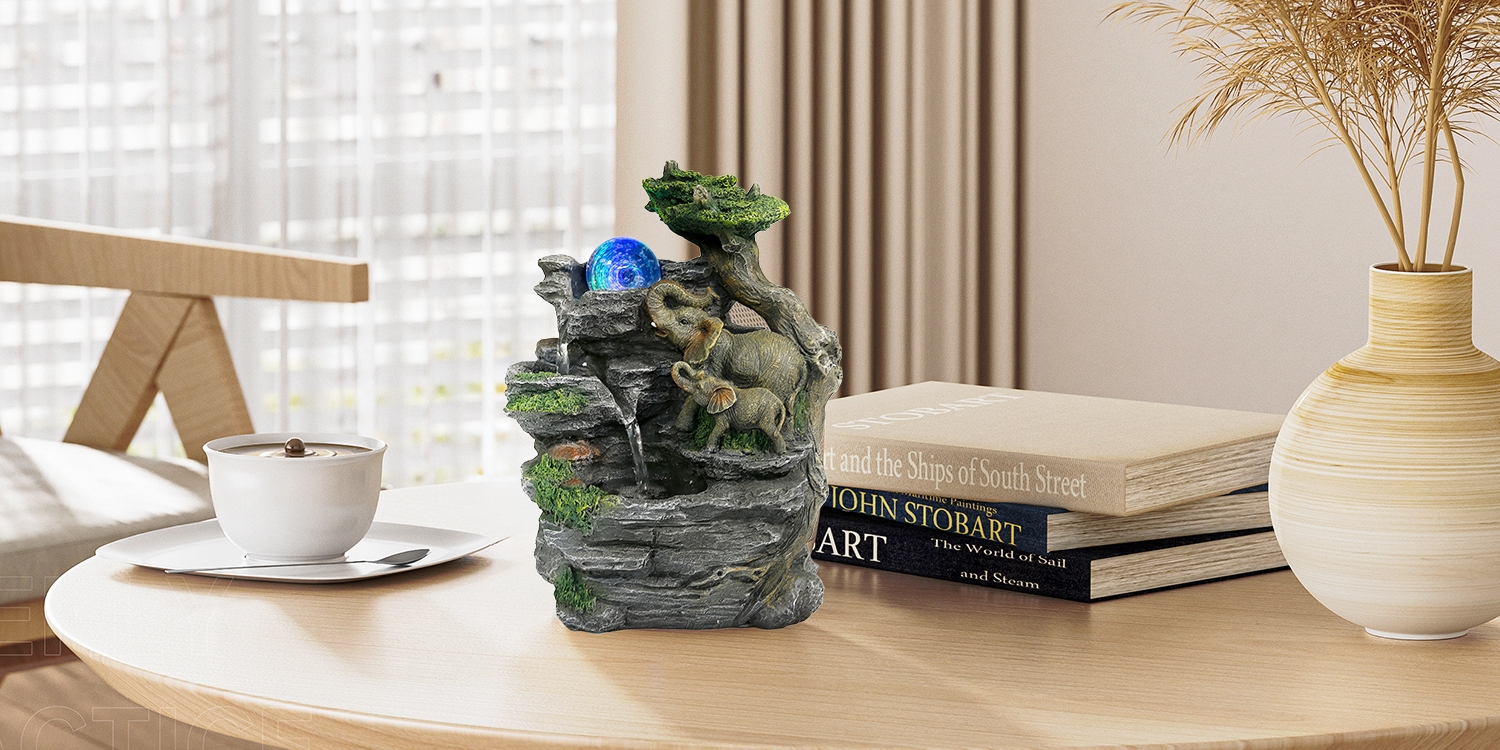 Amazon.com: BEAMNOVA Tabletop Fountain,Relaxation Water Feature