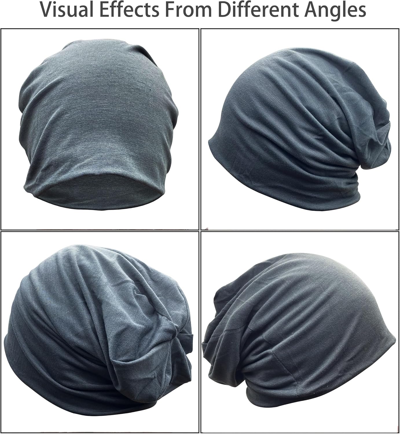 JarseHera Slouchy Beanie for Men Women Baggy Headwear Chemo Caps Cancer Hats - Image 2