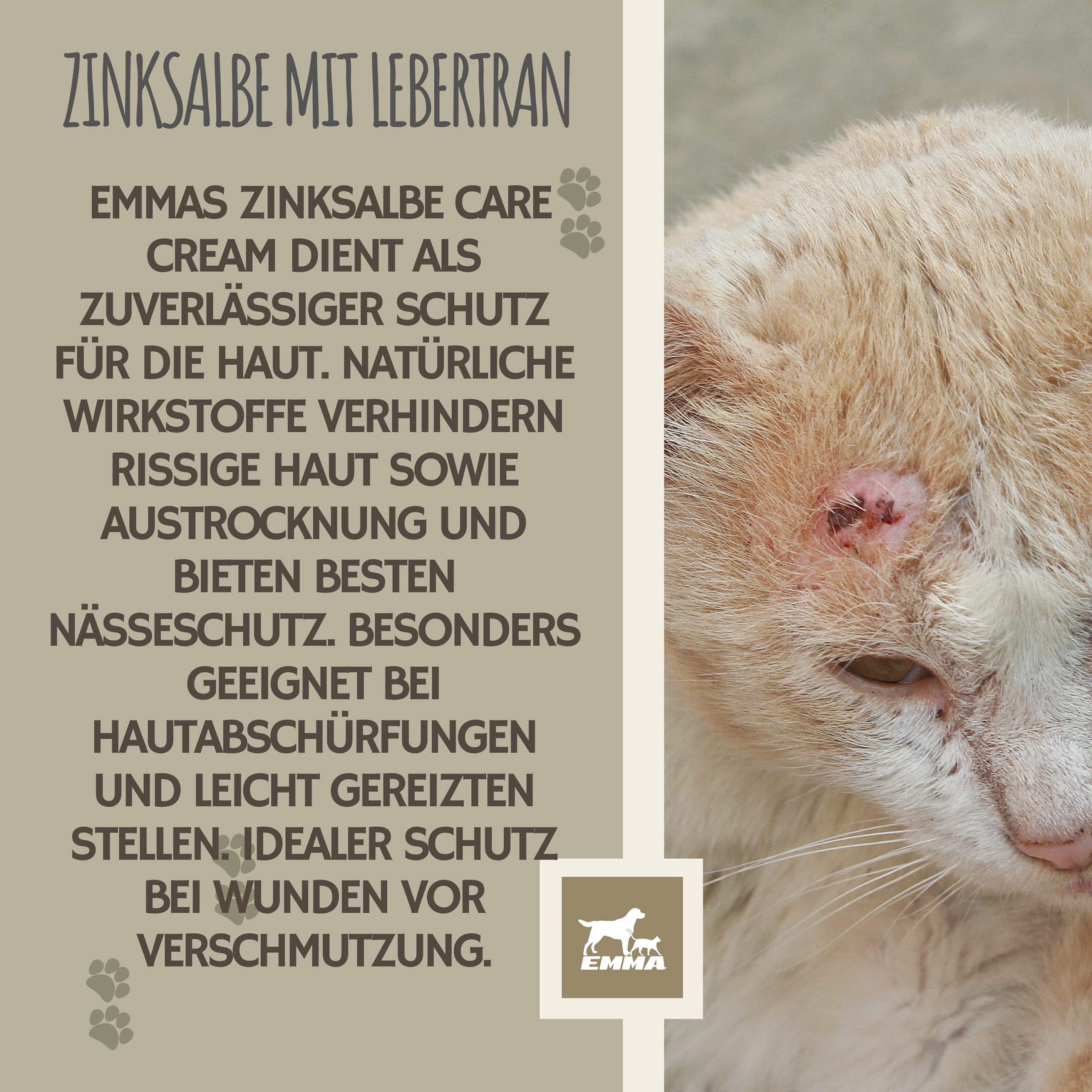 EMMA Erste-Hilfe-Set: 2×100 ml Silberspray + 250 ml Zinksalbe | Haut- und Pfotenpflege für Hund, Katze & Pferd – Sprühschutz plus Lebertran-Zinksalbe