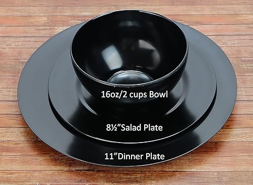 Miniatura 29 de Reston Lloyd Fresh Lemons, juego de 6 cuencos de melamina para cereales/sopa, blanco, limón, verde, 2 tazas apples,Negro -,Limones