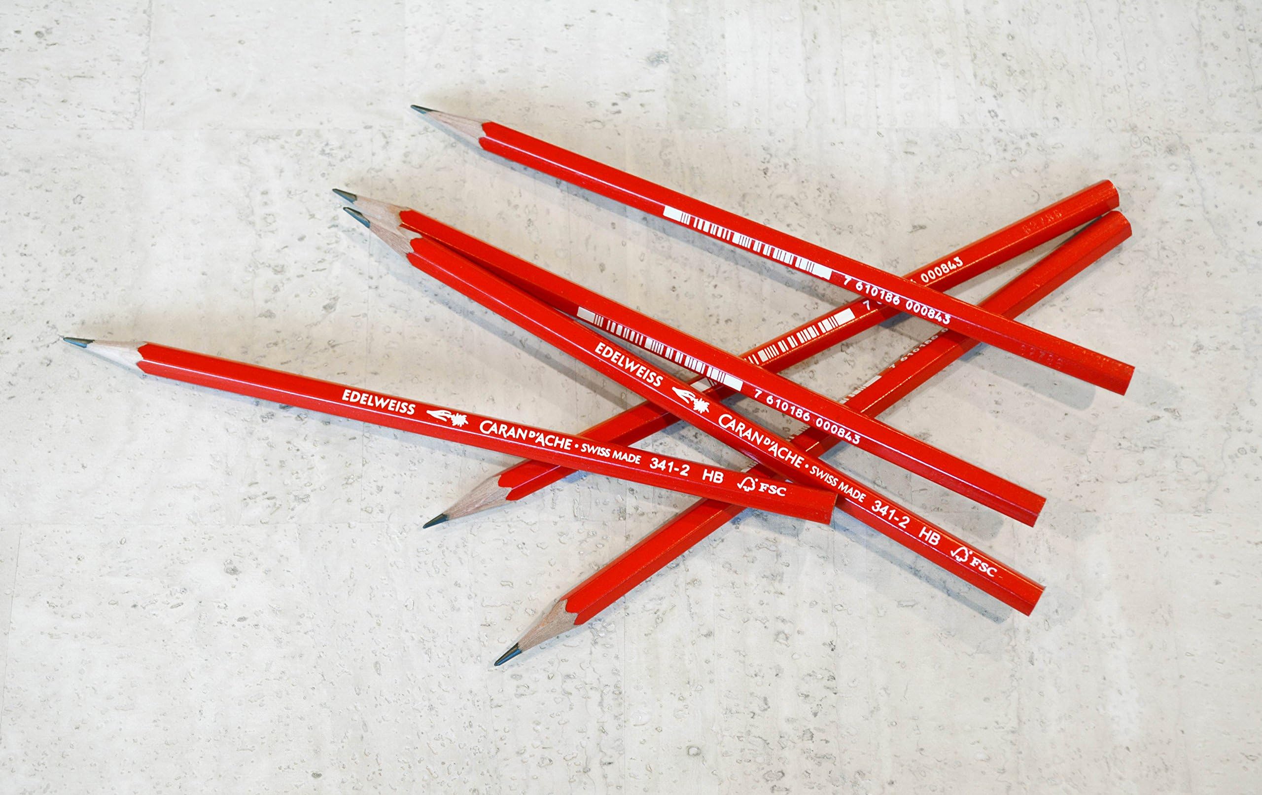 Edelweiss HB Writing Pencil - Made in Switzerland - 12 Pack