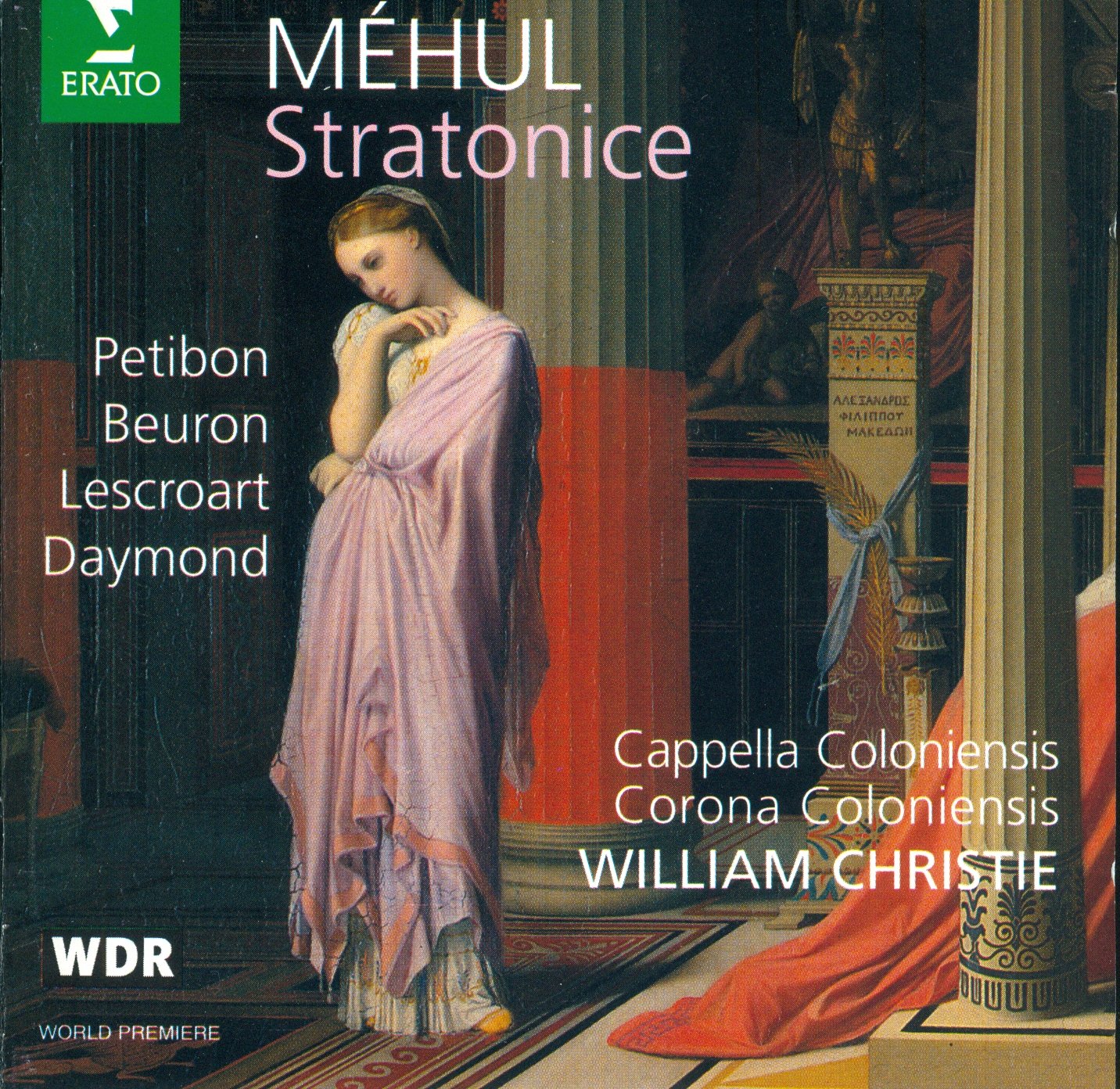 Méhul: Stratonice - Opera Comique in One Act