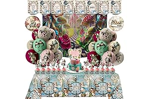 Nelton Vintage Alice in Wonderland Party Decoration