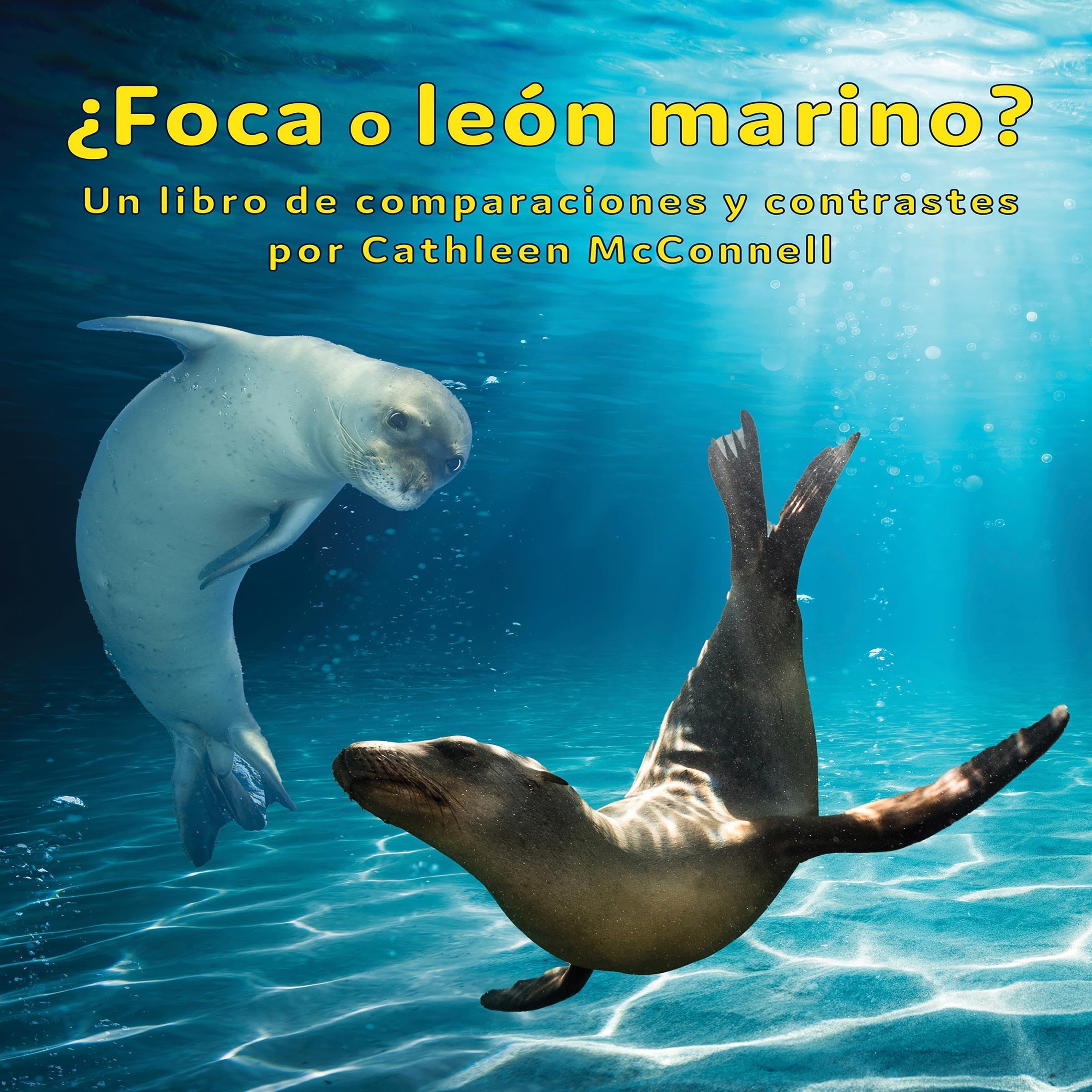 ¿Foca o león marino? Un libro de comparaciones y contrastes [Seals or Sea Lions?: A Compare and Contrast Book]