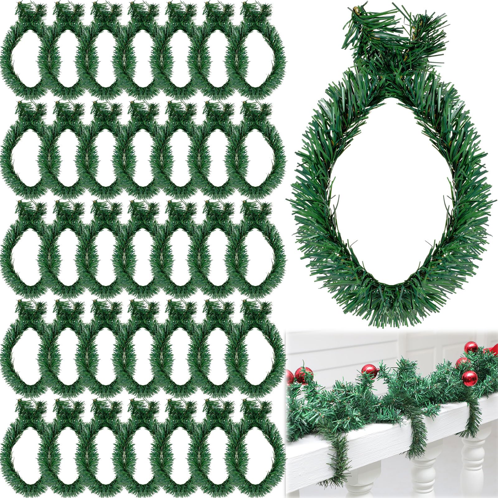 Attaches de guirlande de Noël : fixez sans abîmer vos meubles grâce aux tiges de 50,8 cm