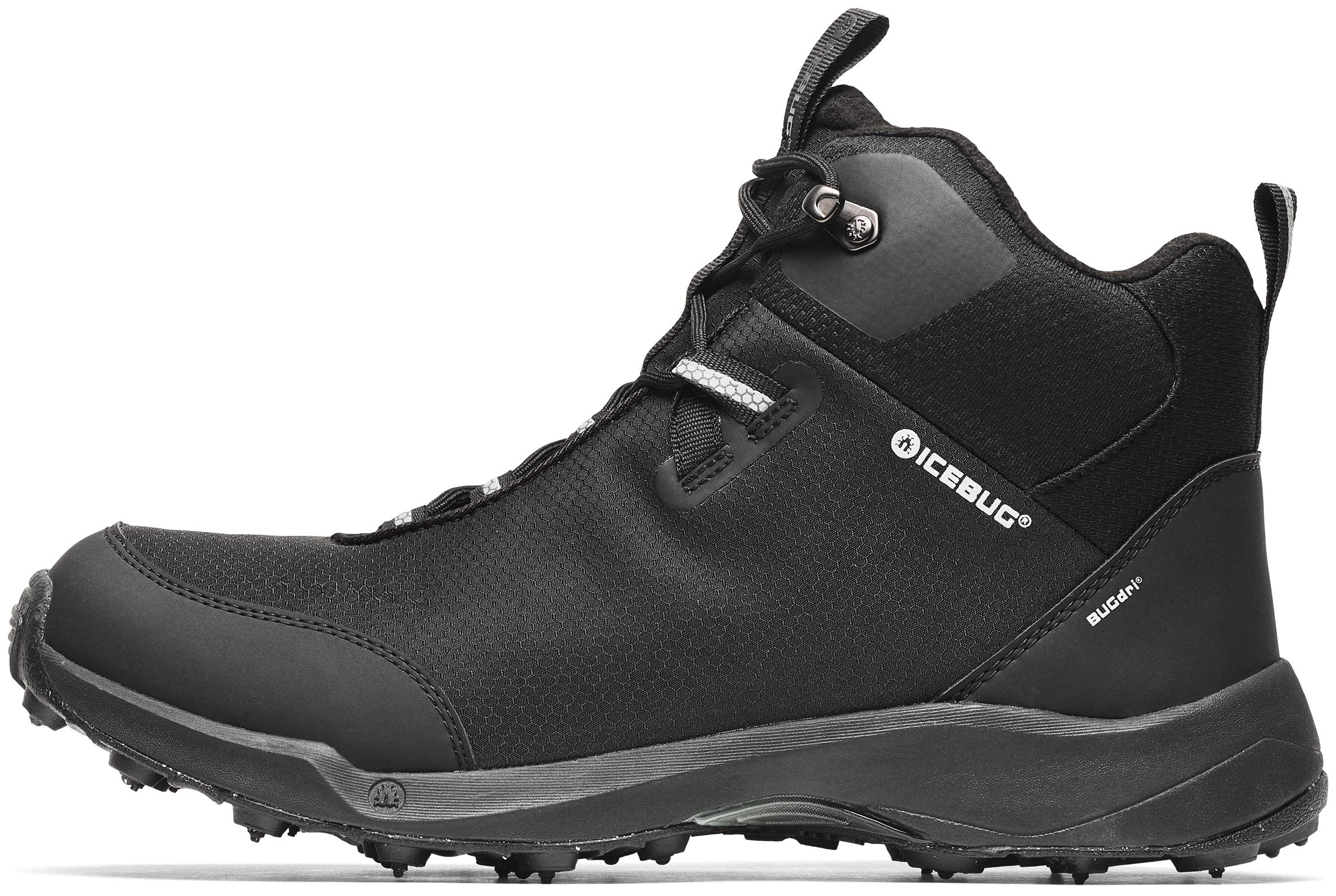 IcebugMens Speed2 BUGrip Hiking Boot with Carbide Studded Traction Sole