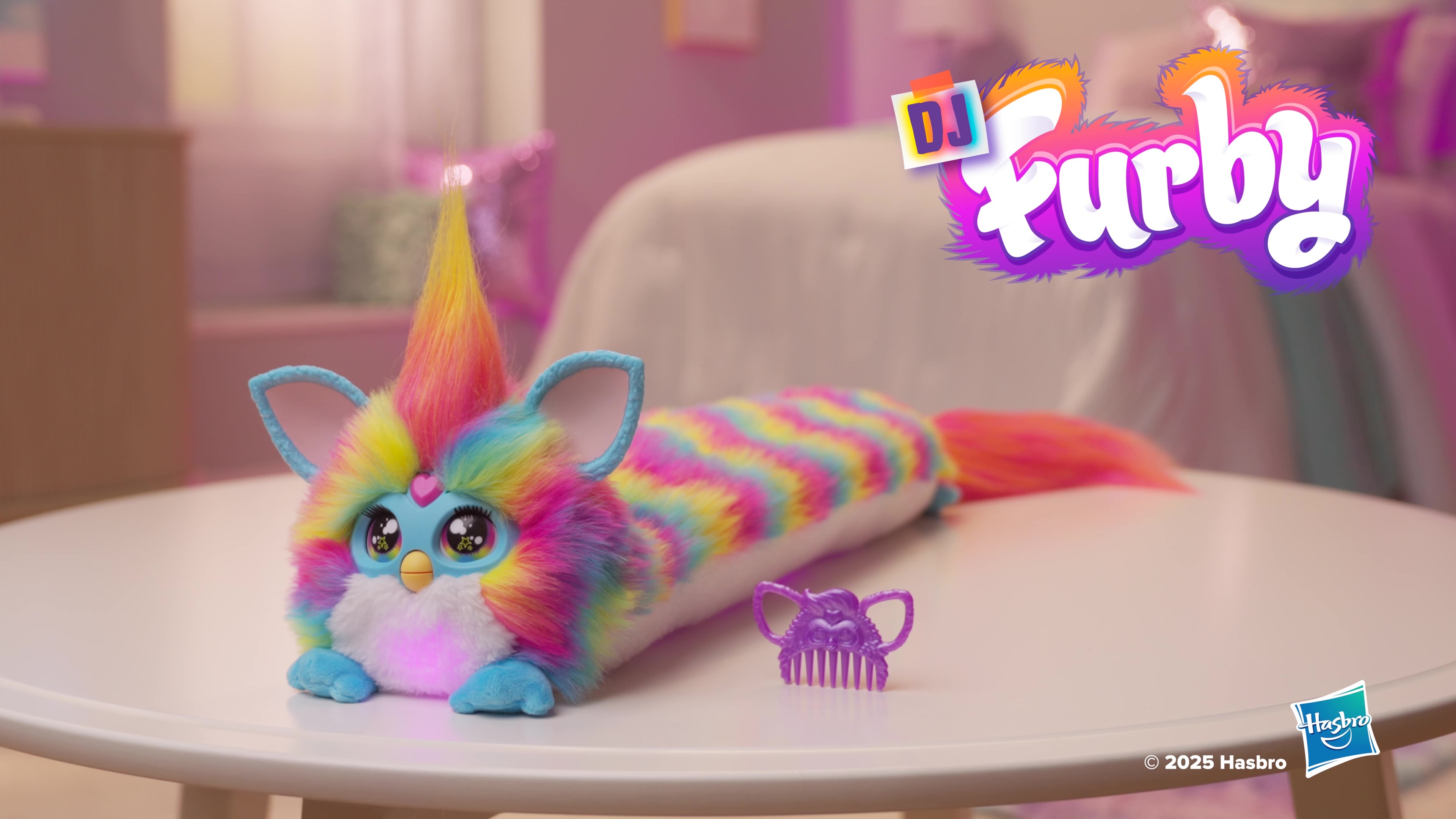 Amazon.com: FURBY DJ Interactive Toy, Super Snuggly Rainbow