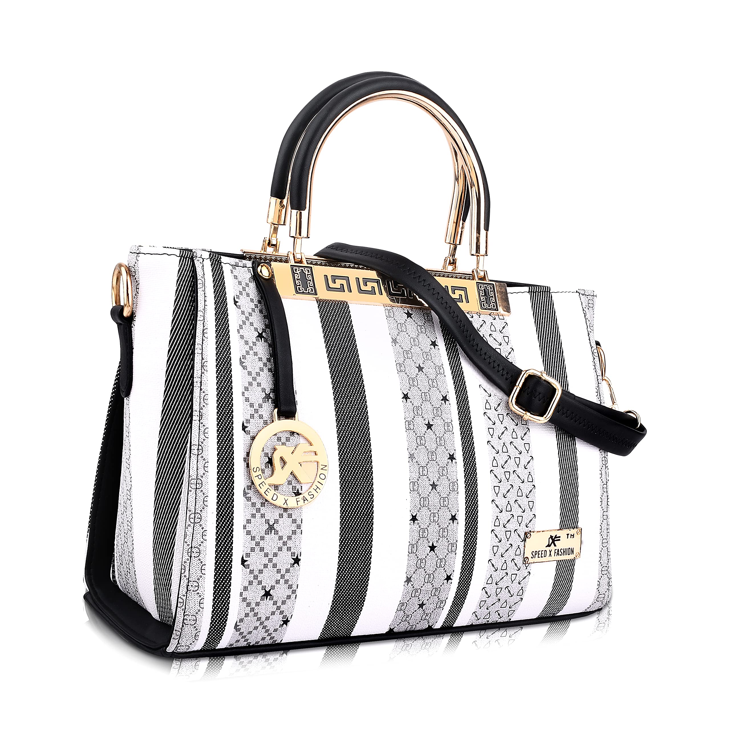Speed X Fashion Womens Handbag (Black) (B0B784QV8M) Amazon Price History, Amazon Price Tracker